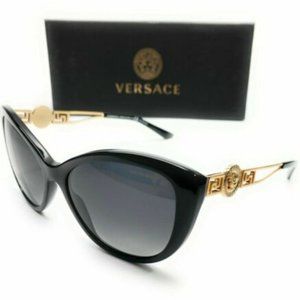 Versace Women's Black Polarized Sunglasses!